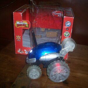 Smart Kid R/C Monster Spinner II Blue Car 360 Turns, Straighten Up Go - tested